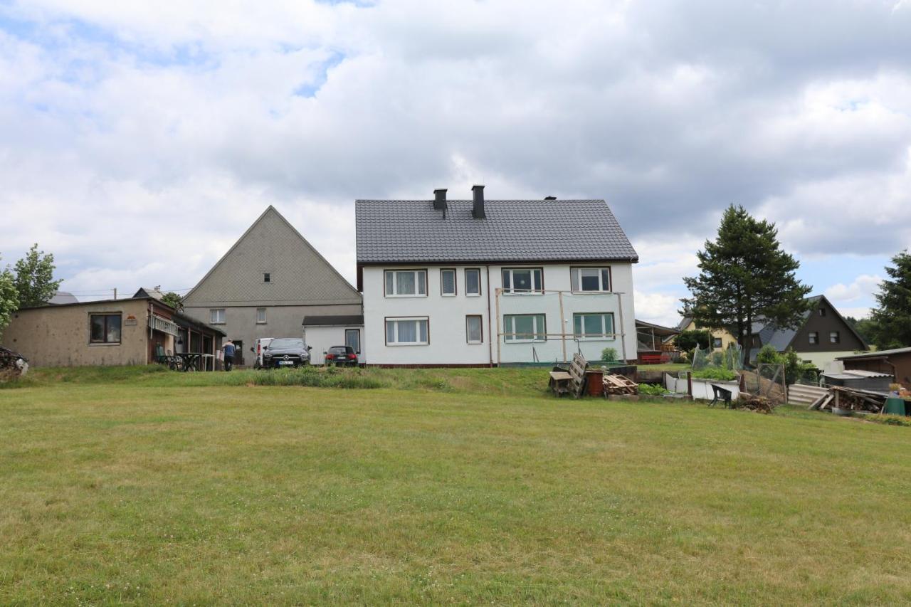 Ferienwohnung Wiesenblick In Seiffen Exteriör bild