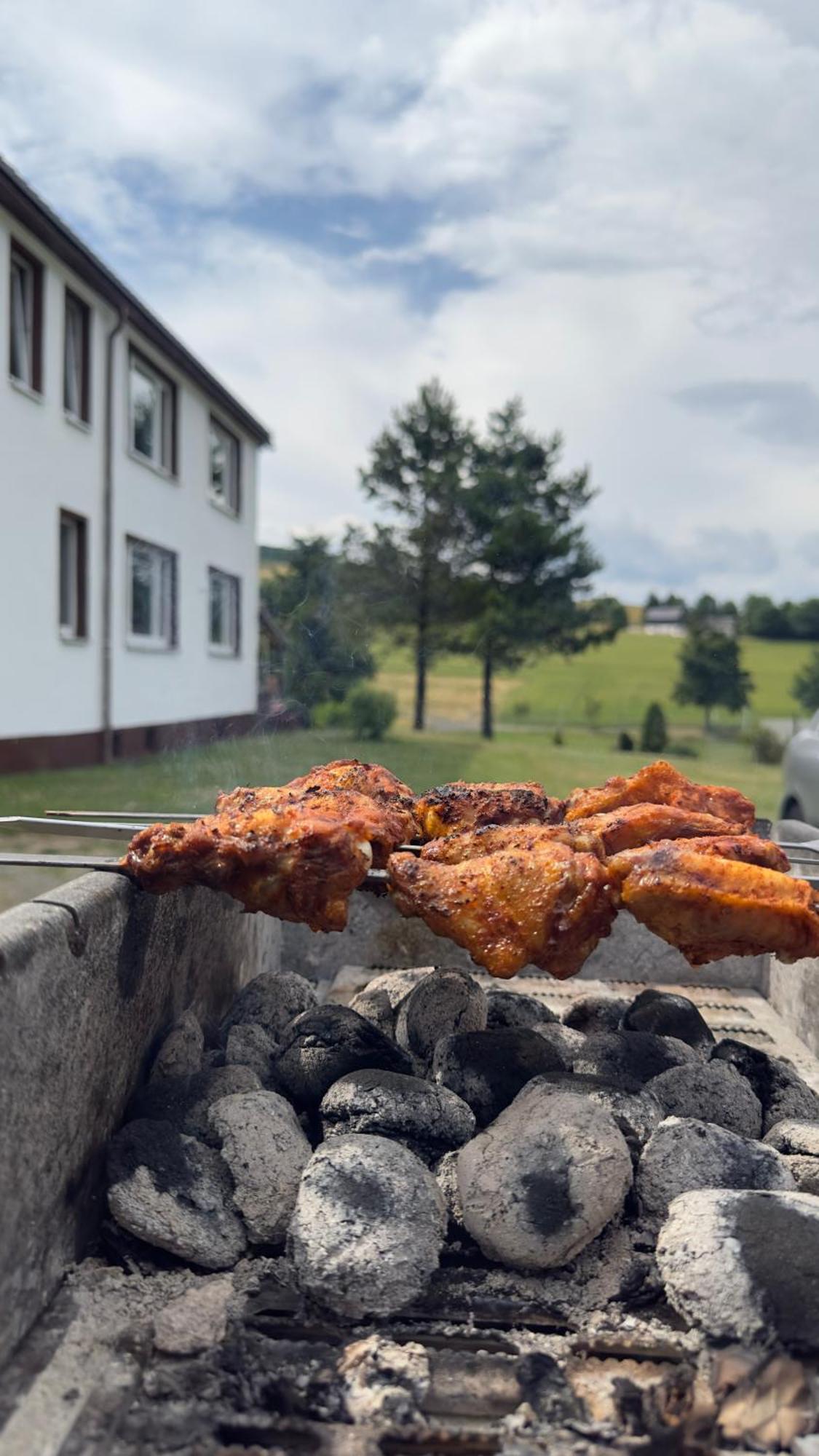 Ferienwohnung Wiesenblick In Seiffen Exteriör bild