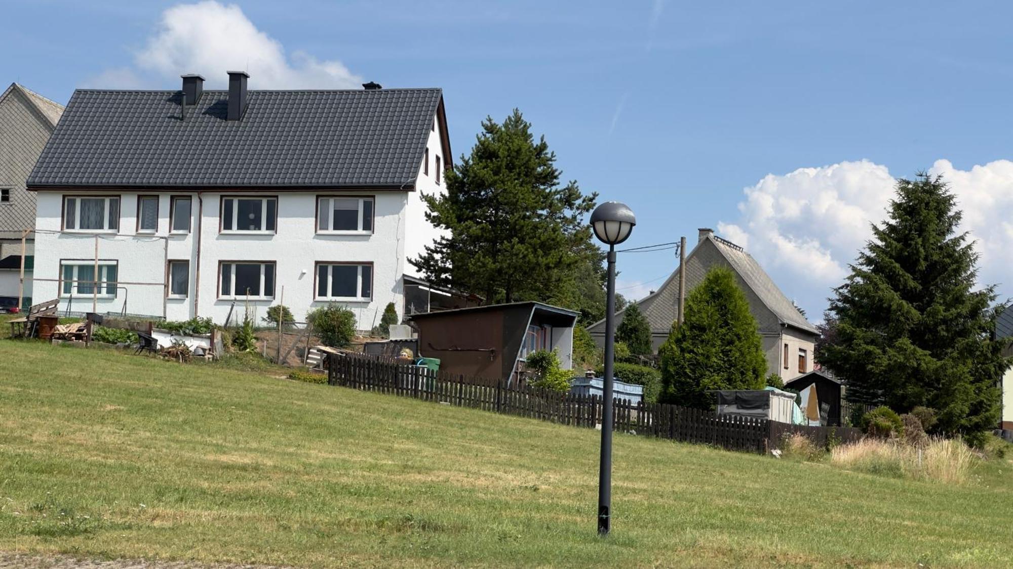 Ferienwohnung Wiesenblick In Seiffen Exteriör bild