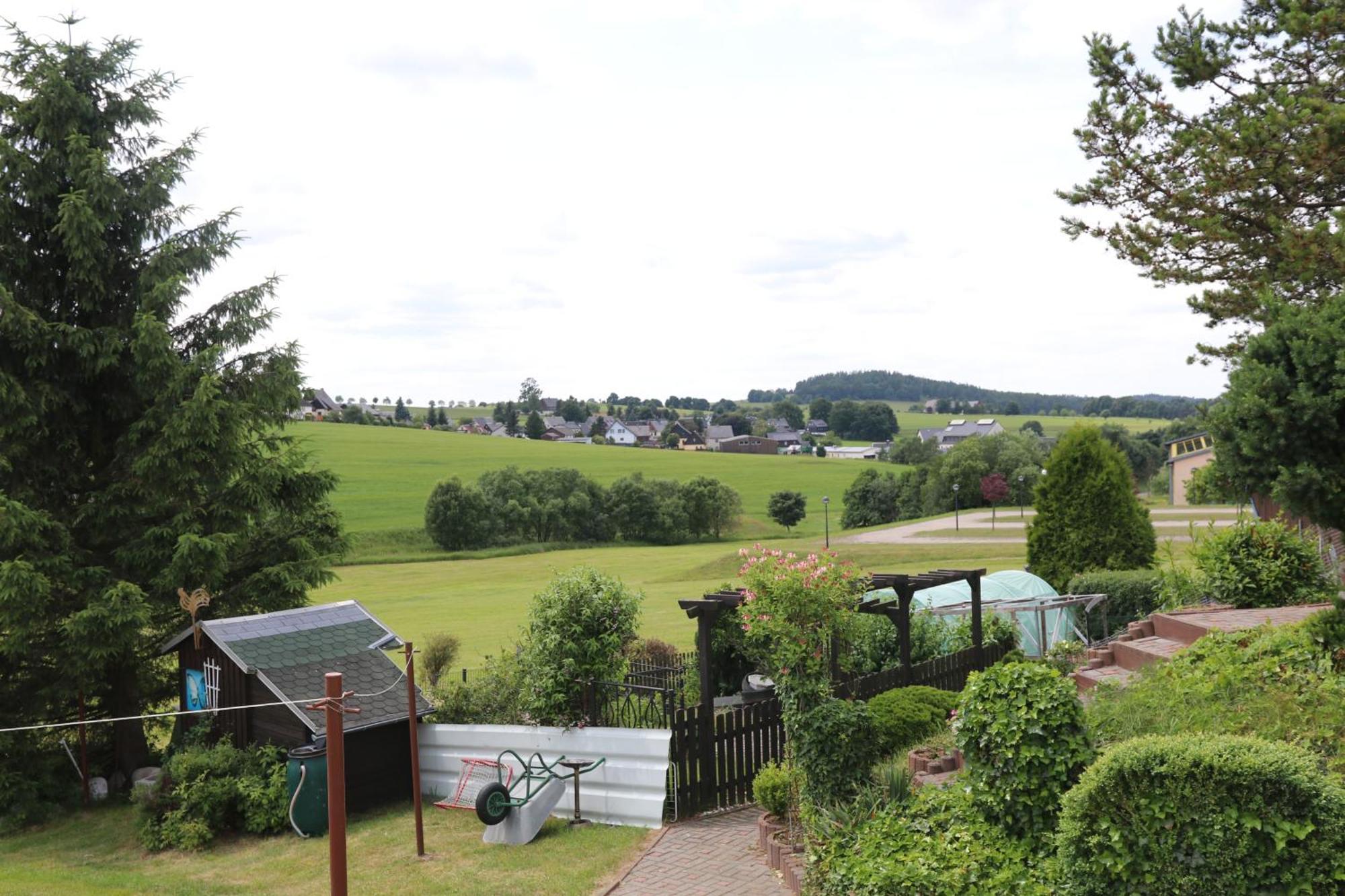 Ferienwohnung Wiesenblick In Seiffen Exteriör bild